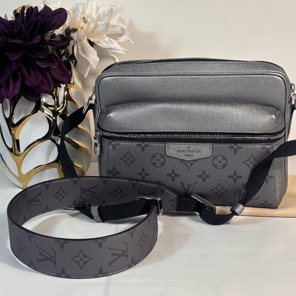 Louis Vuitton Gray Gunmetal Outdoor Messenger Bag - Picture 1 of 16